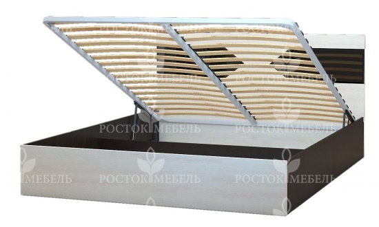 Фото Кровать двуспальная Ника-1 КД-2.9 (СМ 160х200) с подъемным механизмом от производителя Росток в Геленджике по цене 26 360 ₽