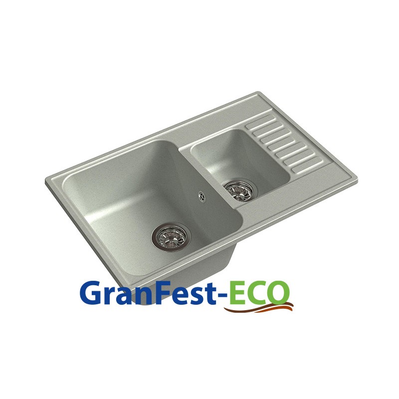 Фото Мойка Granfest eco-21К (ГР 740х480хh200) (шир.ящ.min 720) без сифона от производителя Granfest в Геленджике по цене 4 100 ₽
