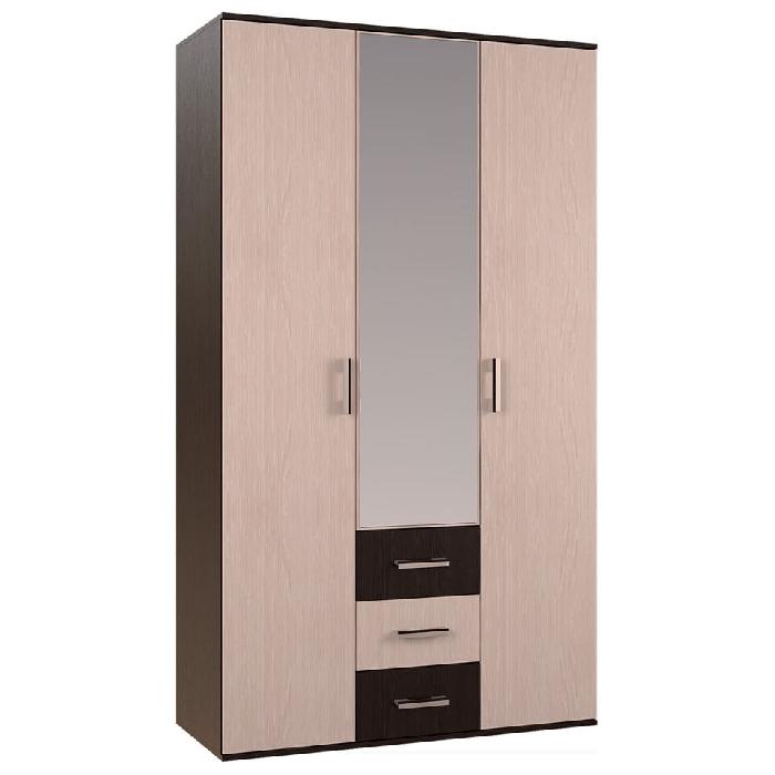 Шкаф Белла (120) трехдверный  (венге, венге-дуб атланта,(БТС))