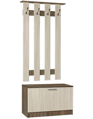 Фото Вешалка с тумбой Машенька (800) от производителя Мебель Маркет в Геленджике по цене 6 770 ₽