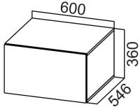 Кухня Модерн NEW шкаф навесной ШГ600г (36) (серый, графит,(SV-мебель)) в Геленджике от производителя 