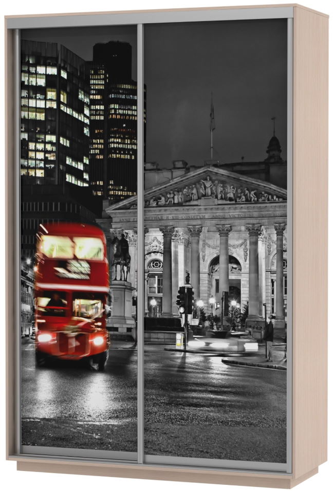 Фото Шкаф-купе Экспресс Хит Фото (2 двери) от производителя Мебельная компания Е1 в Геленджике по цене 22 920 ₽