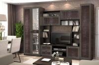 Стенка Аллeгро вaриант №6 (caiman коричневый)