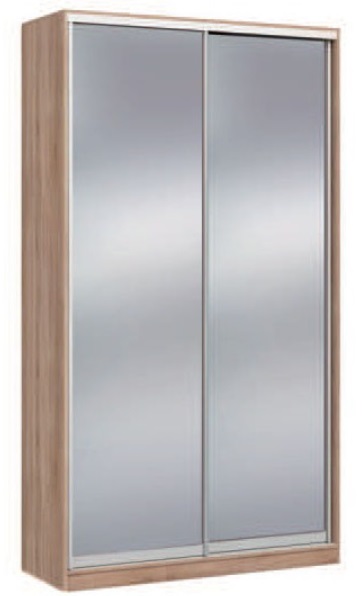 Фото Шкаф-купе Оскар 1.1 (1,2х0,6х2,3 - 2 двери) от производителя Мебель Маркет в Геленджике по цене 38 450 ₽