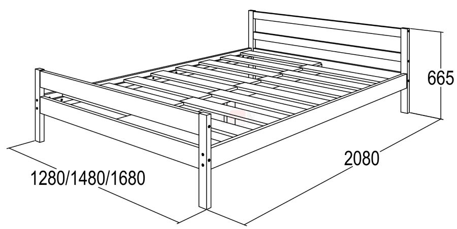 Фото Кровать-13 односпальная (СМ 120x200) с основанием от производителя Фант-мебель в Геленджике по цене 12 730 ₽