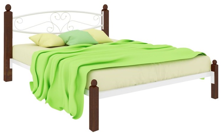 Фото Кровать двуспальная Каролина Lux (СМ 140х200) трубка металл от производителя Милсон в Геленджике по цене 18 920 ₽