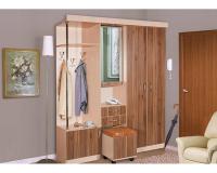 Прихожая Елена 3 (Цвет корпуса:ясень шимо светлый, цвет фасада:ясень шимо темный (Мебель Маркет) ) в Геленджике от производителя 