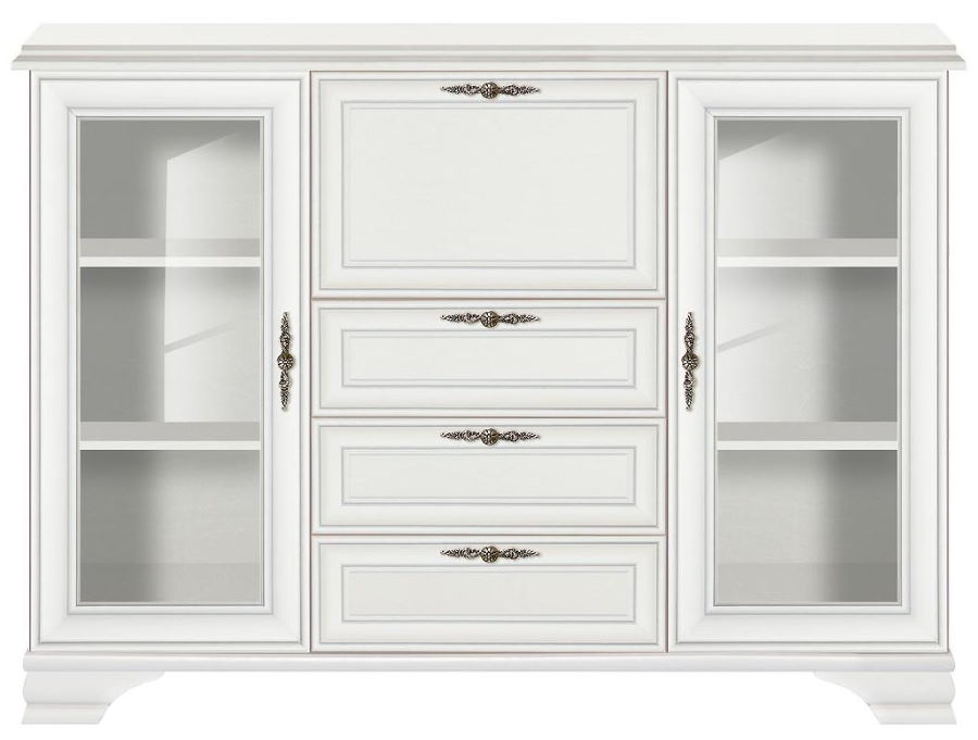 Фото Тумба Kentaki S320-KOM2W3S1B от производителя Black Red White (БРВ) в Геленджике по цене 42&nbsp;960 ₽