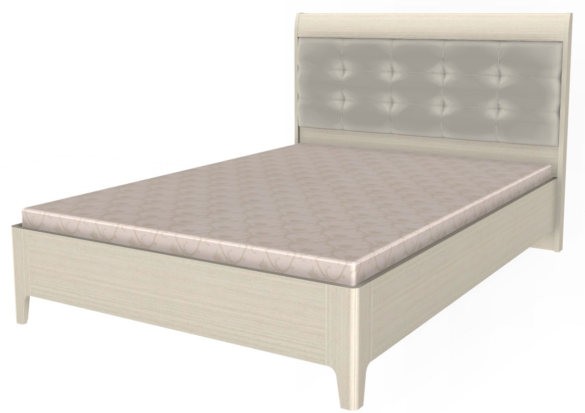 Фото Кровать двуспальная Камелия КР-2072 (СМ 140х200) с ламельным основанием от производителя Лером в Геленджике по цене 33&nbsp;770 ₽