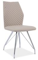 Стул Signal H604 ( Обивка стула:экокожа , хром, бежевый (Signal) ) в Геленджике от производителя 