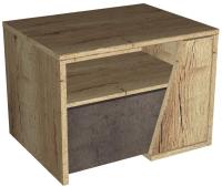 Тумба прикроватная Стреза (дуб галифакс натуральный, дуб галифакс натуральный-бетон чикаго темно-серый (СБК) ) в Геленджике от производителя 
