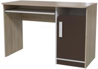 Стол компьютерный Арабика (лдсп, лдсп дуб ривьера,  дуб ривьера, арабика, дуб ривьера-белый-арабика (Гранд Кволити) ) в Геленджике от производителя 