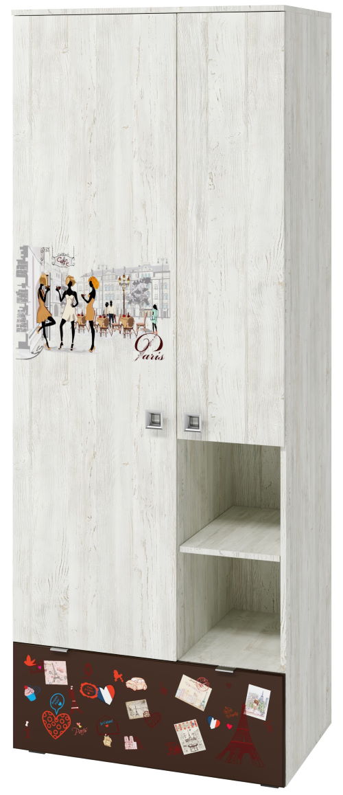 Фото Шкаф Поло (80) двухдверный от производителя Регина в Геленджике по цене 12 960 ₽