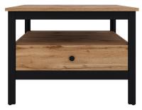 Стол журнальный Loft LAW (мдф, лдсп-дуб вотан,  черный (Black Red White (БРВ)) ) в Геленджике от производителя 