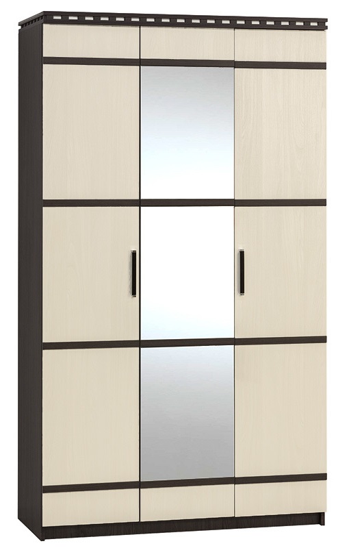 Фото Шкаф Ольга-13 (126) трехдверный  от производителя Фант-мебель в Геленджике по цене 18&nbsp;040 ₽