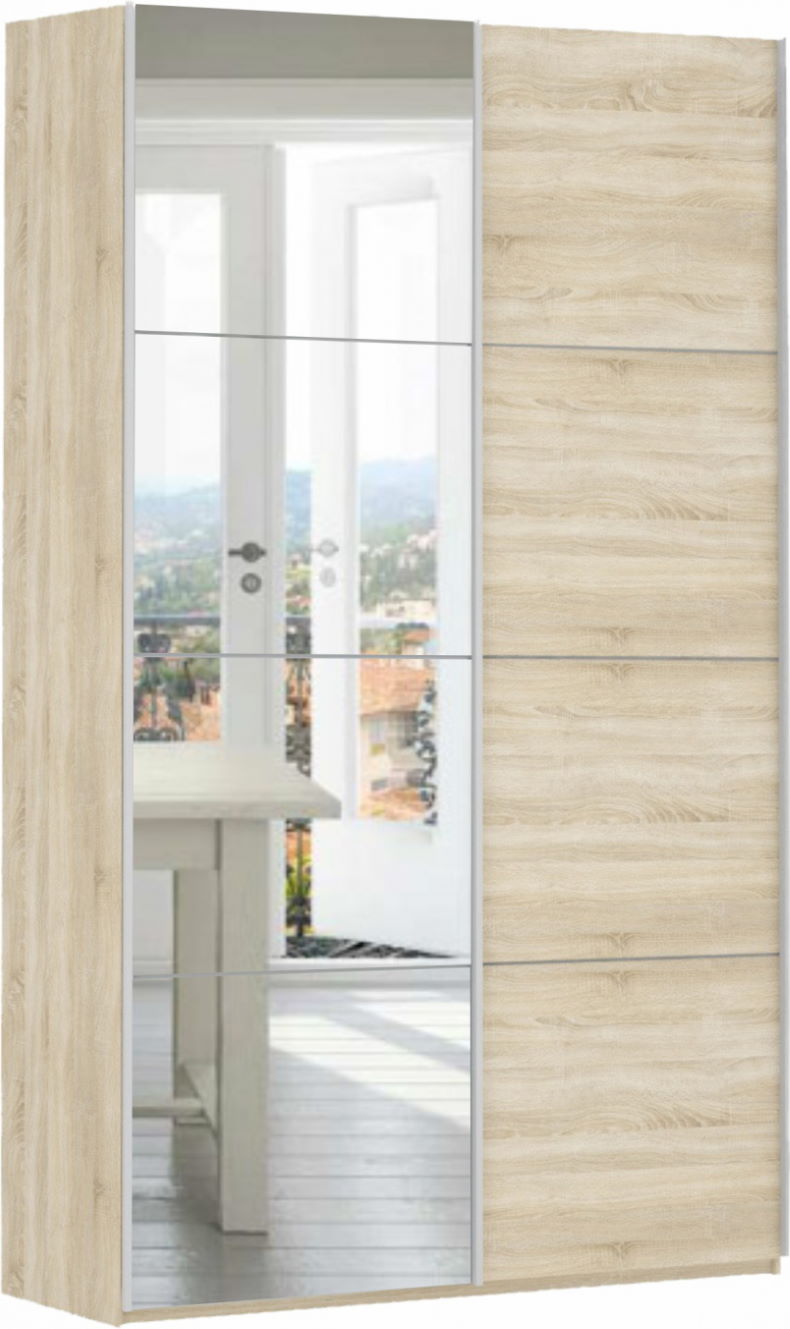 Фото Шкаф-купе Прайм (1,6 - 2 двери) от производителя Мебельная компания Е1 в Геленджике по цене 38 040 ₽