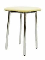 Табурет Т5 ( Обивка стула:кожзам , хром, в ассортименте, квадратное (Европа-Д) ) в Геленджике от производителя 