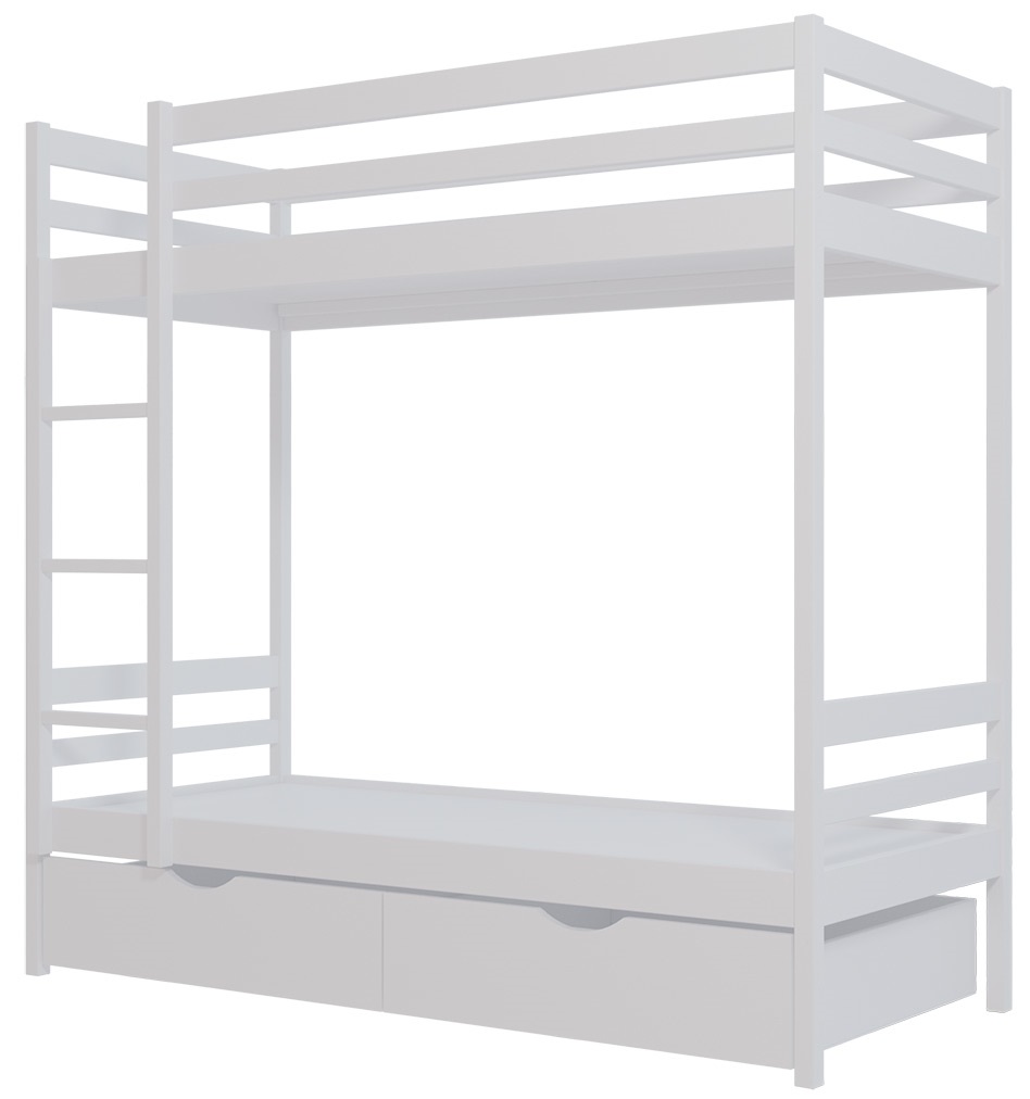 Фото Кровать двухъярусная №1 (СМ 80х190) с основанием от производителя Фант-мебель в Геленджике по цене 28&nbsp;620 ₽