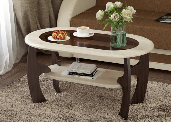 Фото Стол журнальный Маджеста-2 от производителя Олмеко в Геленджике по цене 6 650 ₽