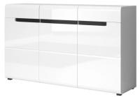 Комод-3D3S typ 43 Hektor (белый ламинат-белый глянец (Helvetia) ) в Геленджике от производителя 