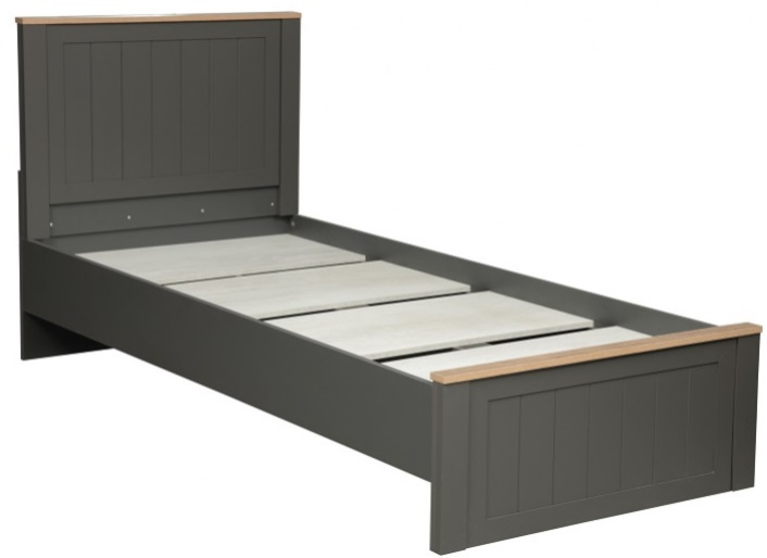 Фото Кровать односпальная Прованс 37.22 (СМ 90х200) комплектуется настилом от производителя Олмеко в Геленджике по цене 14 860 ₽