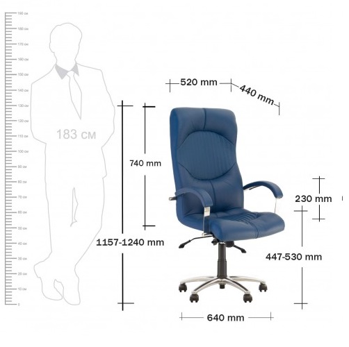 Фото Кресло для руководителя Гермес (Germes) аnifix (алюминий) от производителя Новый стиль в Геленджике по цене 20 100 ₽