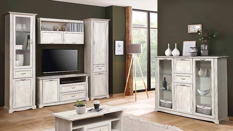 Фото Полка навесная 32.19 Сохо от производителя Олмеко в Геленджике по цене 6 520 ₽