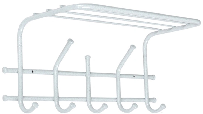 Фото Вешалка с полкой Эра 5 от производителя Завод металлических изделий в Геленджике по цене 570 ₽