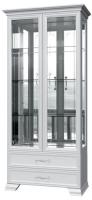 Шкаф с витриной Грация (2 дв) 4 стекла - вид