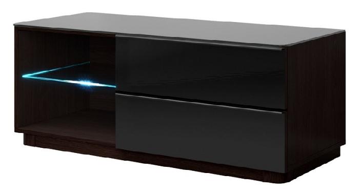 Комод TV-2S typ 41 Togo (венге ламинат-черное, черное (Helvetia) )