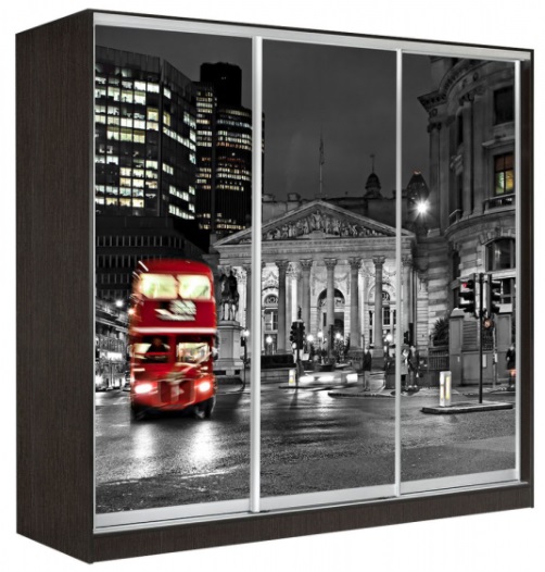 Фото Шкаф-купе Оскар 4 (2,22х0,6х2,2 - 3 двери) от производителя Мебель Маркет в Геленджике по цене 76 160 ₽