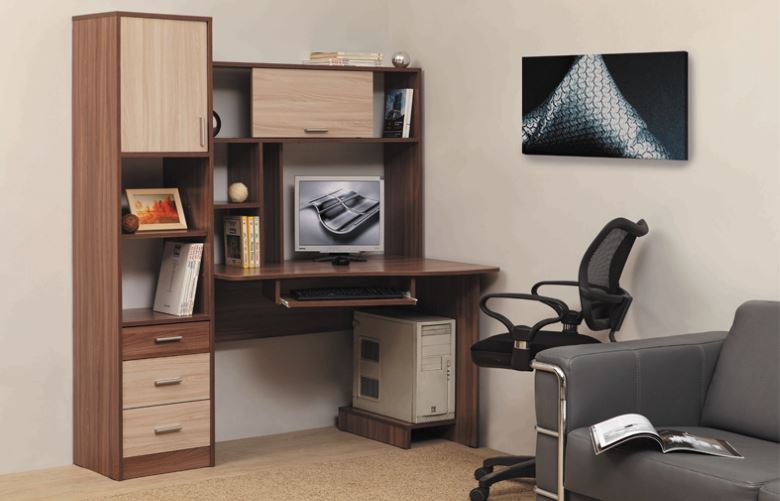 Фото Стол компьютерный ПКС-10 (1,5) от производителя Олмеко в Геленджике по цене 12 660 ₽