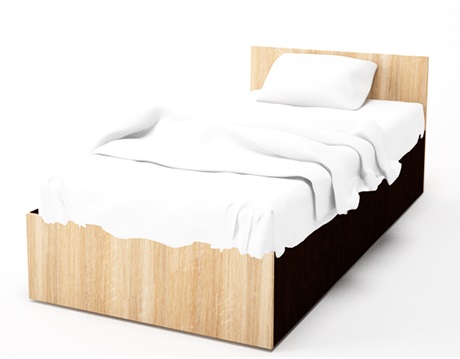 Фото Кровать односпальная Эдем-5 (СМ 90х200) комплектуется настилом от производителя SV-мебель в Геленджике по цене 8 990 ₽