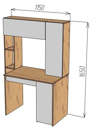 Фото Стол компьютерный СК-64  от производителя Пирамида в Геленджике по цене 8 860 ₽
