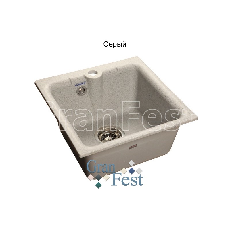 Фото Мойка Granfest GF-P420 (ГР 420х420хh200) (шир.ящ.min 400) от производителя Granfest в Геленджике по цене 3 680 ₽