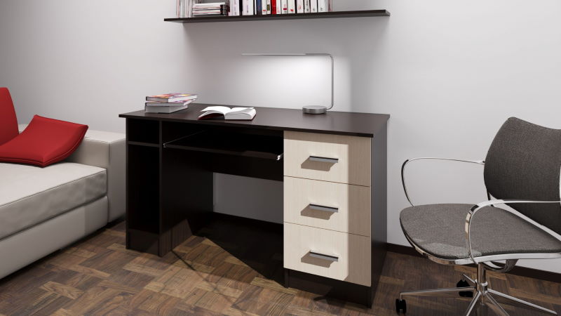 Фото Стол компьютерный ПКС-4 (1,4) от производителя ПАМИР в Геленджике по цене 6 940 ₽