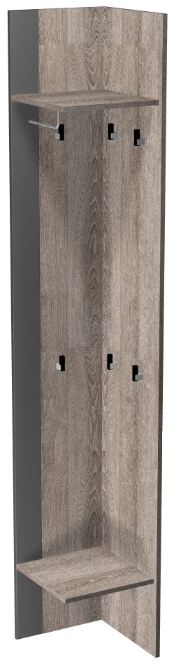 Фото Полка угловая Ханна ПХ-3  от производителя СБК в Геленджике по цене 4 450 ₽