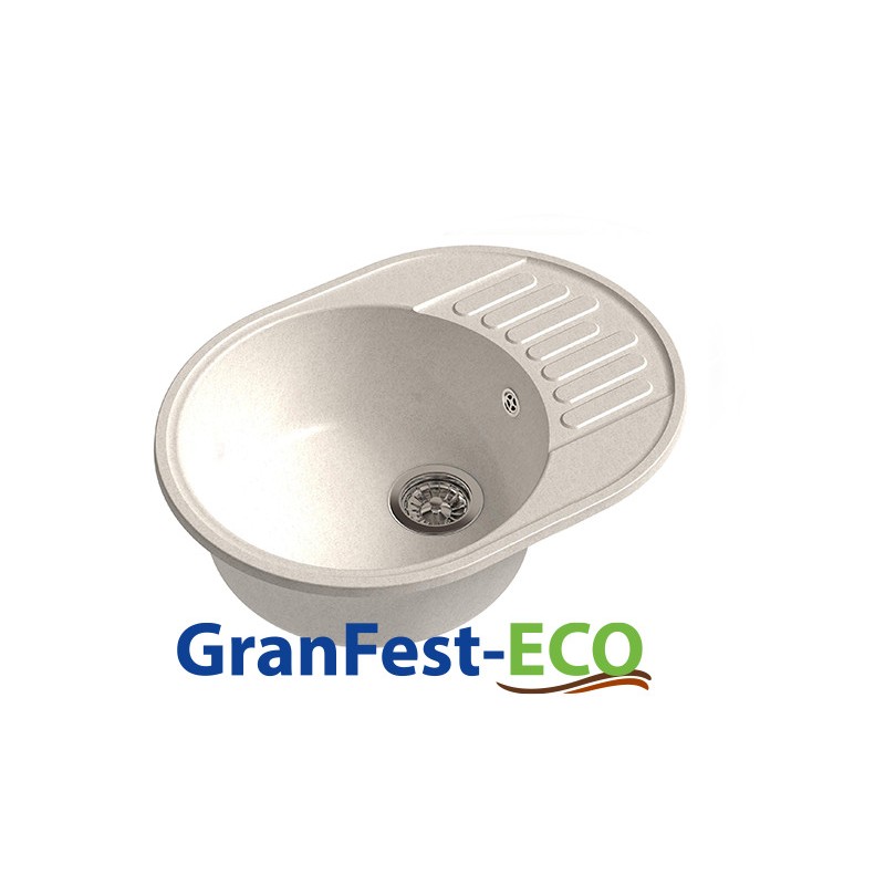 Фото Мойка Granfest eco-58 (ГР 620х480хh200) (шир.ящ.min 600) без сифона от производителя Granfest в Геленджике по цене 3 020 ₽