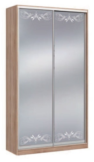 Фото Шкаф-купе Оскар 1.2 (1,2х0,6х2,3 - 2 двери) от производителя Мебель Маркет в Геленджике по цене 43 890 ₽