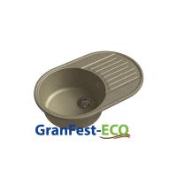 Мойка Granfest eco-18 (ГР 740х480хh200) (шир.ящ.min 720) без сифона (Цвет мойки черный) в Геленджике от производителя в интернет магазине Планета Комфорта Мойка Granfest eco-18 (ГР 740х480хh200) (шир.ящ.min 720) без сифона (Цвет мойки черный) в Геленджике от производителя