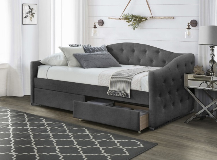 Фото Кровать односпальная Halmar Aloha (СМ 90х200) c ортопедическим основанием от производителя Halmar  в Геленджике по цене 54&nbsp;950 ₽