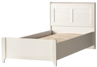Кровать односпальная Белла 249 (СМ 90х200) с основанием ( 90х200 , ЛДСП/МДФ , белый-ясень белый , без подъемного мех. , без ящиков , без матраса (Яна) ) в Геленджике от производителя 