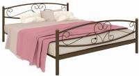Фото metallicheskie-krovati кровать двуспальная каролина plus (см 140х200) трубка металл производитель Милсон