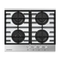 Варочная поверхность газовая 4-х комф. MGHG 64 22 (590х520) (Материал Металл/Стекло , Цвет Маталлик/Черный) в Геленджике от производителя 