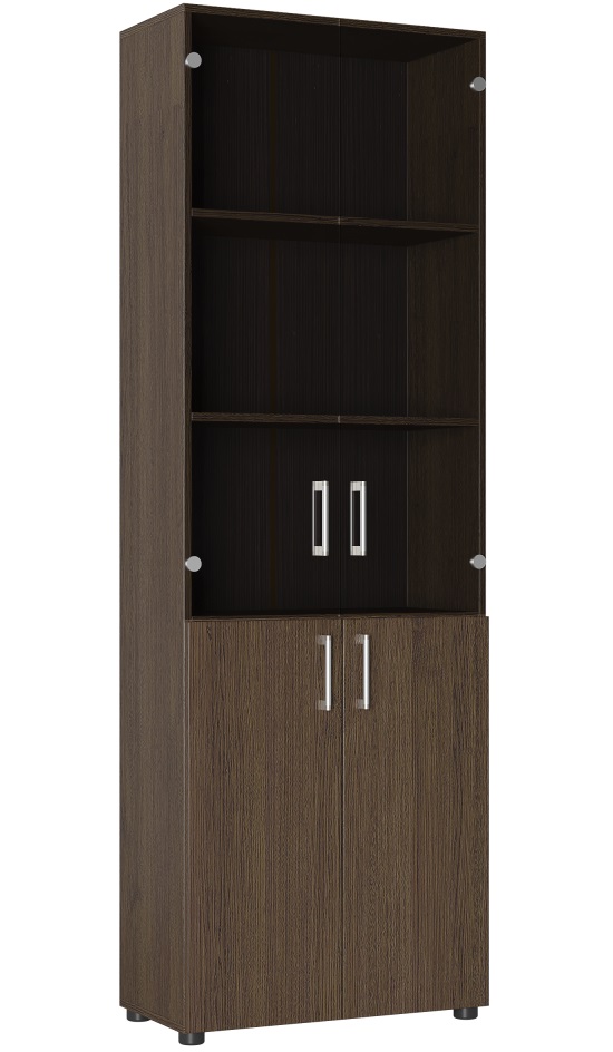 Фото Шкаф со стеклом Офис ОФ-303К от производителя Компасс в Геленджике по цене 16 360 ₽