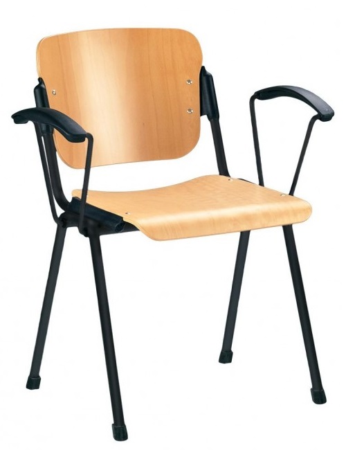 Фото Стул для посетителя Эра (Era) wood arm (крашенный) от производителя Новый стиль в Геленджике по цене 4 490 ₽