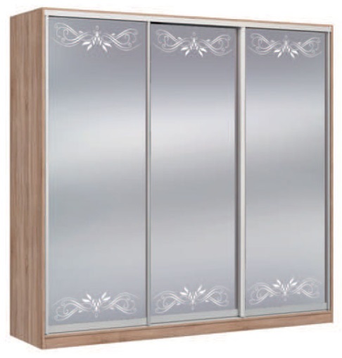 Фото Шкаф-купе Оскар 4.2 (2,22х0,6х2,2 - 3 двери) от производителя Мебель Маркет в Геленджике по цене 71 680 ₽