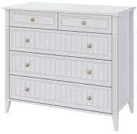 Комод Мэгги (5 ящ) (белый снег-лак белый (Браво-мебель) ) в Геленджике от производителя 