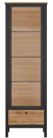 Шкаф Loft REG1W1S (дуб вотан, дуб вотан-черный (Black Red White (БРВ)) ) в Геленджике от производителя в интернет магазине Планета Комфорта Шкаф Loft REG1W1S (дуб вотан, дуб вотан-черный (Black Red White (БРВ)) ) в Геленджике от производителя