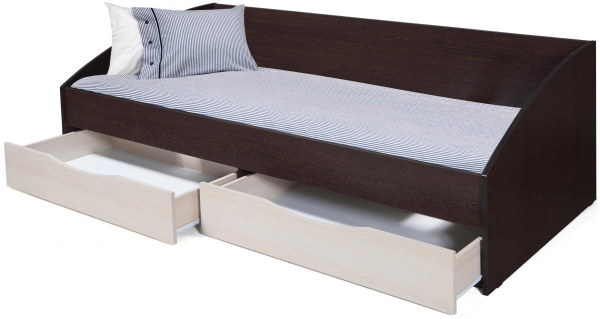 Фото Кровать односпальная Фея-3 (симметричная) (СМ 90х200) с основанием от производителя Олмеко в Геленджике по цене 14 030 ₽